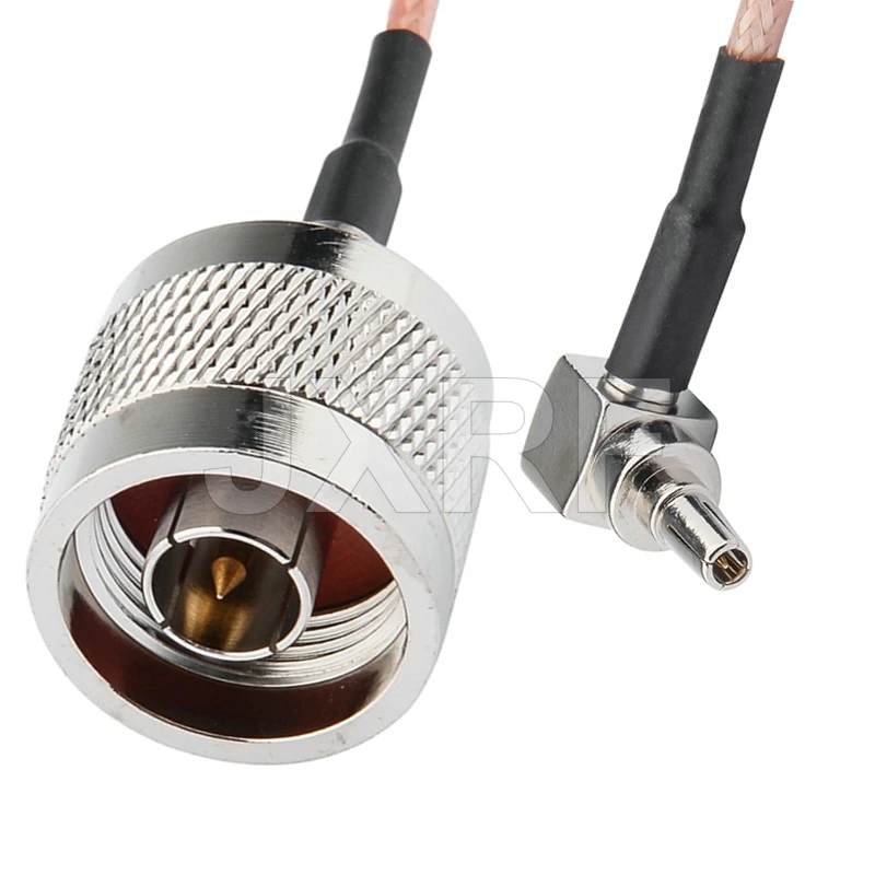 JXRF Coaxial Cable N to CRC9/TS9 Connector N Male/Female to TS9/CRC9 male right angle RG316 Pigtail cable 3G 4G Antenna Extensio