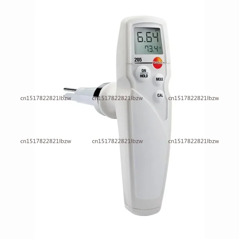 Original Testo 205 One-hand Food pH/Temperature Tester Digital Semi-solid PH Meter Meat Sausage PH Analyzer Testo 0563 2051