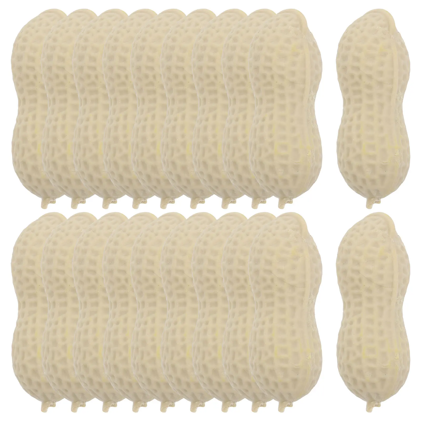 

20Pcs Cute Erasers For Kids Creative Peanut Shaped Stationery Writing Drawing Supplies Bulk Classroom Prizes