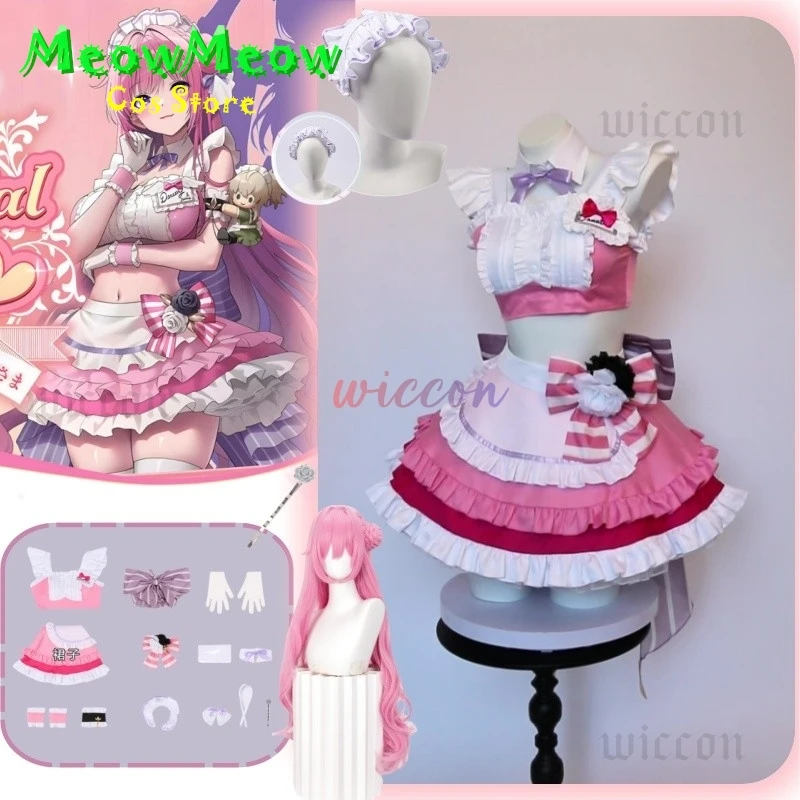 

NIKKE：The Goddess Of Victory Dorothy Cosplay Costume Doro Sweet Lolita Dress Wig Props Women Maid Net Uniform Halloween Carnival