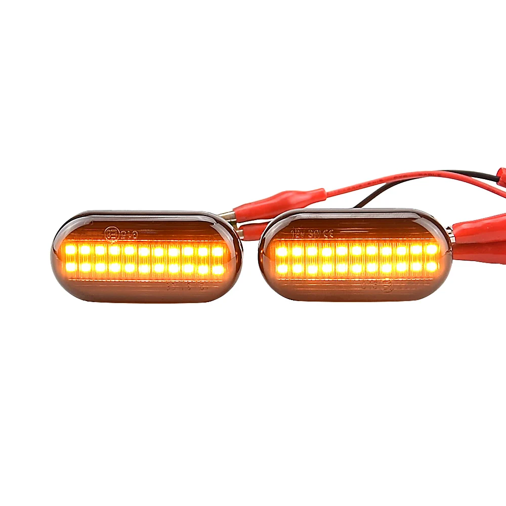 2x Led Dynamic Turn Signal Lights Side Marker For Renault Clio Trafic Kangoo Twigo Dacia Logan Duster Nissan Interstar Primastar