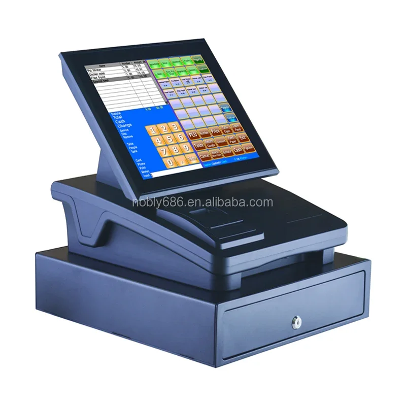 Factory Outlet All In One Touch Screen Cash Registers With Software Plug And Play