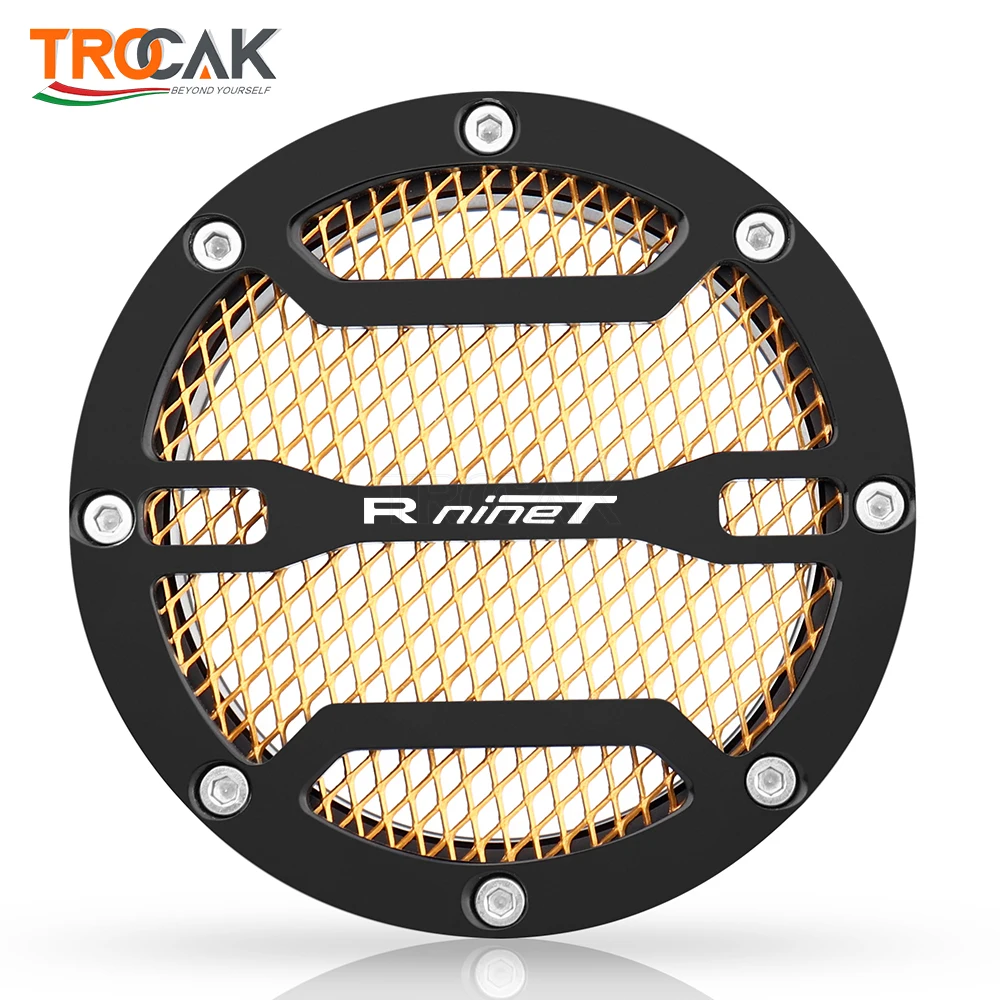 Filtro de ingestão de ar CNC para BMW R Nine T, acessórios para motocicletas, preto dourado RNineT, 2013-2023 2022 2021 2020