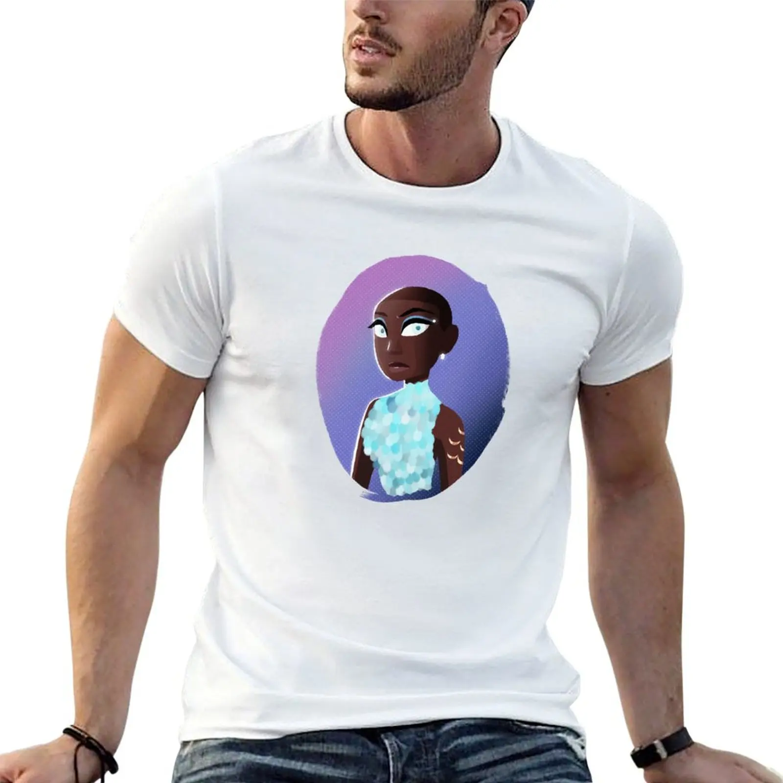 Camiseta Bianca Barclay, camisetas gráficas para hombre, camisetas para hombre, camiseta divertida de algodón para hombre, camiseta de algodón