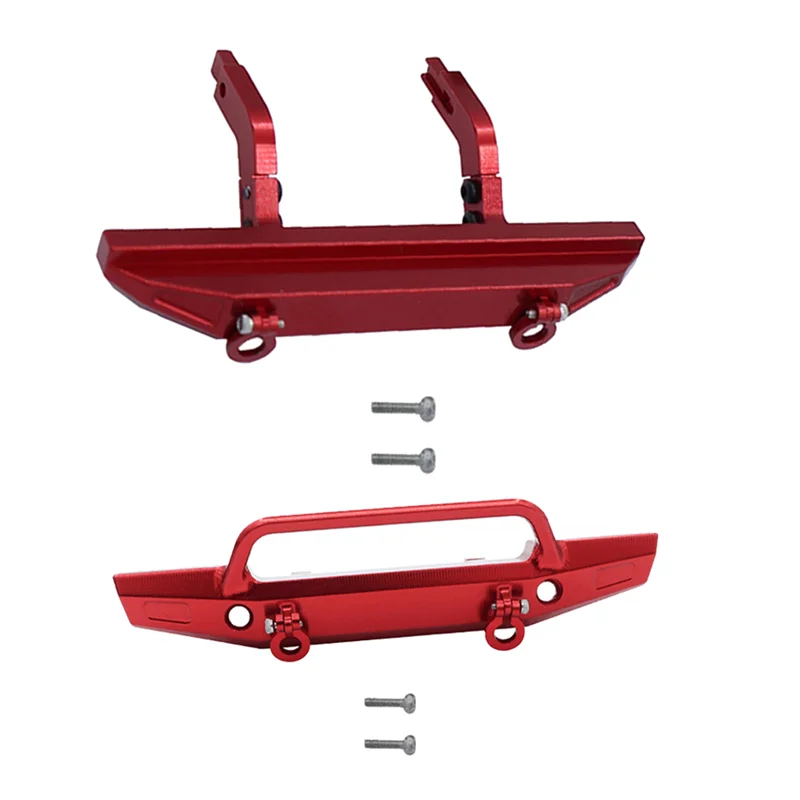 

Металлический передний и задний бампер FBIL для радиоуправляемых краулеров 1/18 TRX4-M TRX4M, запчасти для тюнинга