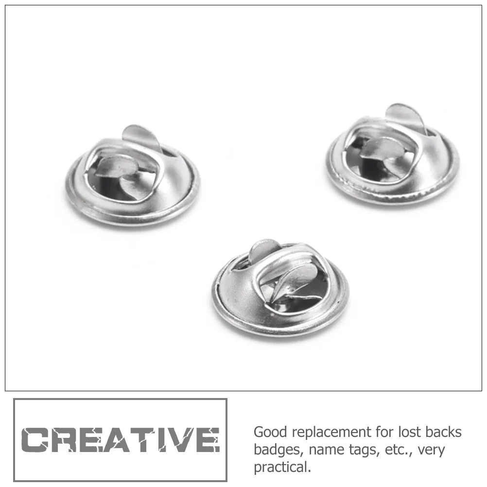 

150pcs Chest Pin Accessories Multi-Function Pin Backs Easy To Install No Tools Diy Craft Supplies Clutch Back For Brooch Tie