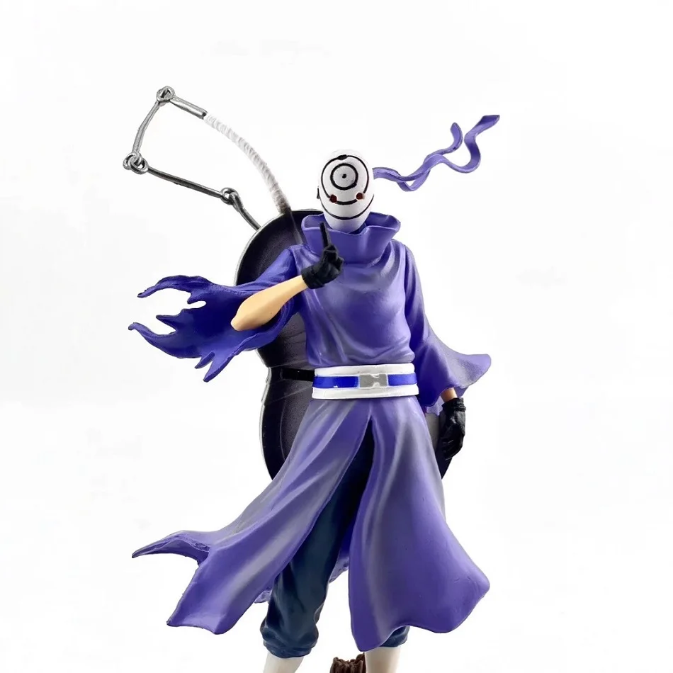 Naruto Anime Figuur Uchiha Obito Actiefiguren tweekoppige Standbeeld PVC Collectie Model Desktop Ornament Verjaardag Speelgoed Gift