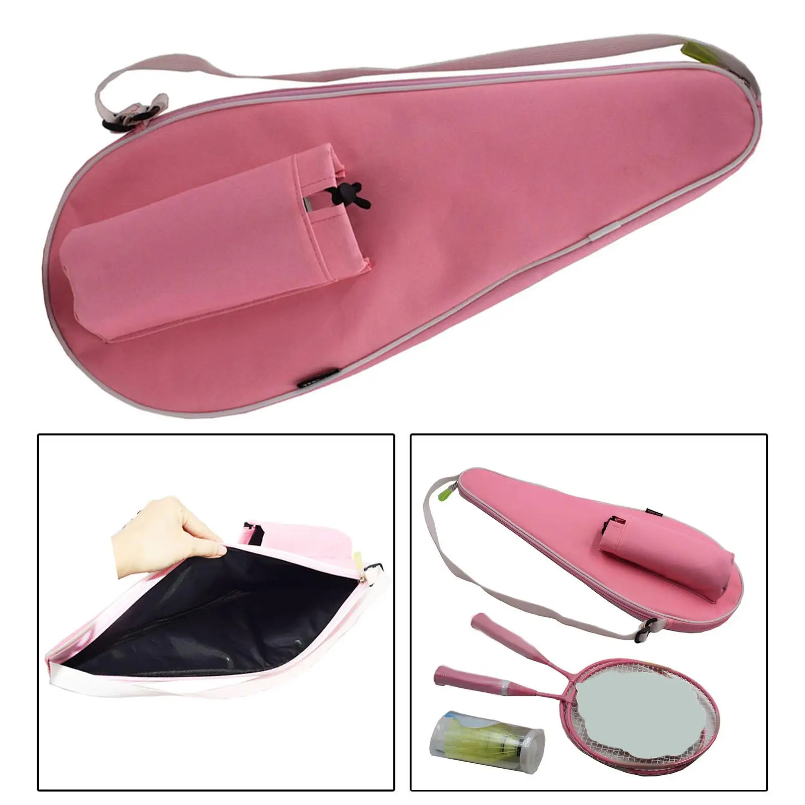 حقيبة مضرب كرة الريشة مقاومة للغبار تناسب حقيبة رياضية مضربين للأطفال من سن 3 إلى 12 سنة