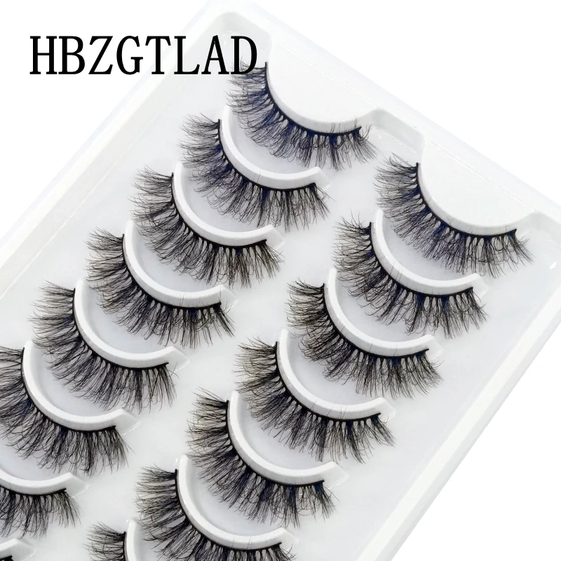 HBZGTLAD Russische Streifenwimpern, 10 Paar, 3D-Nerzwimpern, natürliche Wimpern, dramatische falsche Wimpern, Großhandel, Wimpernverlängerung – Detail 29