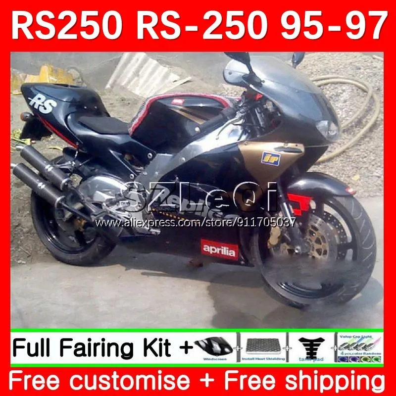 Body For Aprilia RS-250 RSV250 RS250 RS 250 RSV 250 R 17No.1 RS250R Stock color 95 96 97 R RR RSV250RR 1995 1996 1997 Fairing