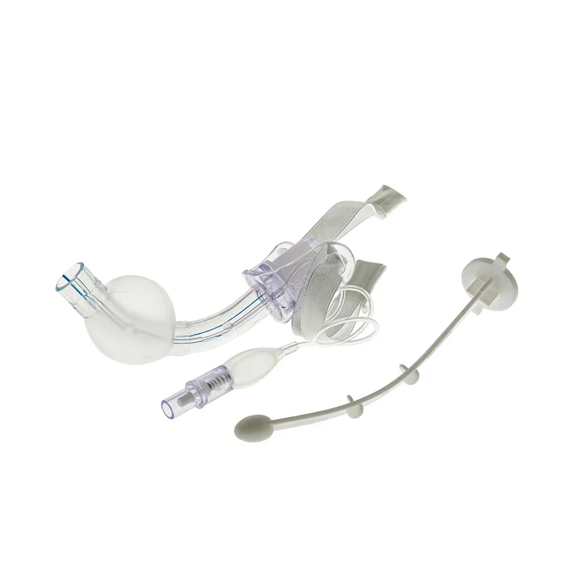 

3PCS/5PCS Tracheostomy Tube Medical Grade PVC EO Sterilized Disposable Standard Tracheostomy Tube with Cuff