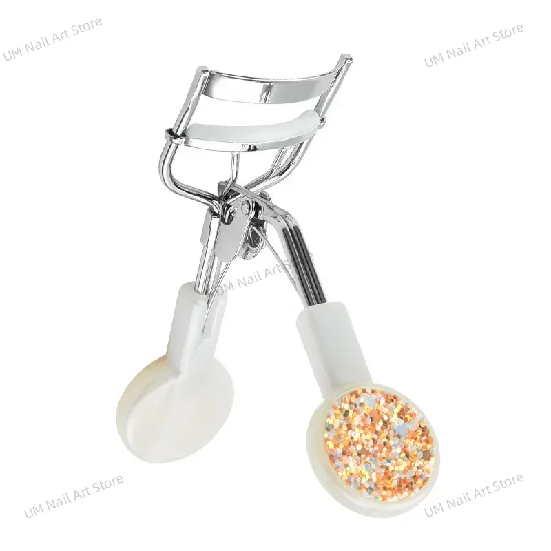 Portable Round Handle Eyelash Curler False Eyelash Curling Aid Beauty Makeup Tool Exquisite Eyelash Curler Makeup Tools