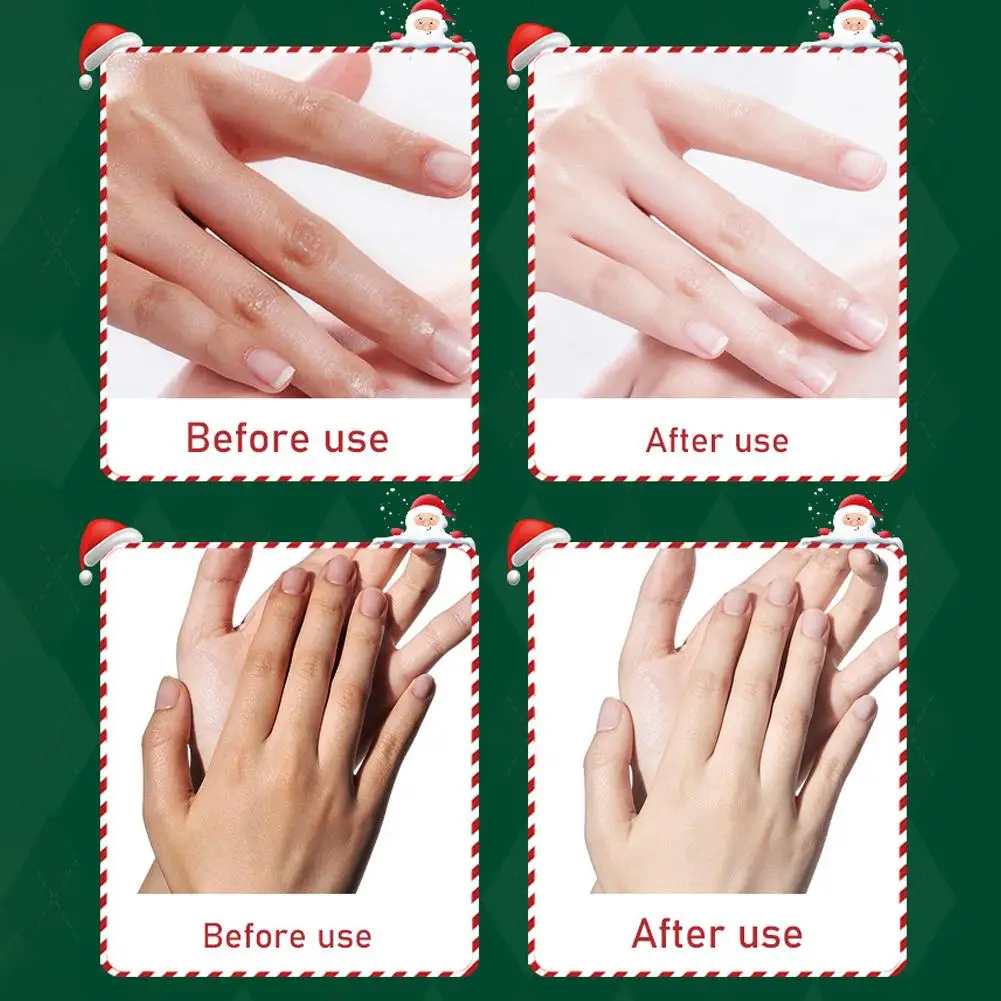 Regalo de Navidad, juego de crema de manos de 5/bolsa, textura de crema, paquete de viaje hidratante, hidratante duradero, regalo suave para la piel de las manos para mujeres