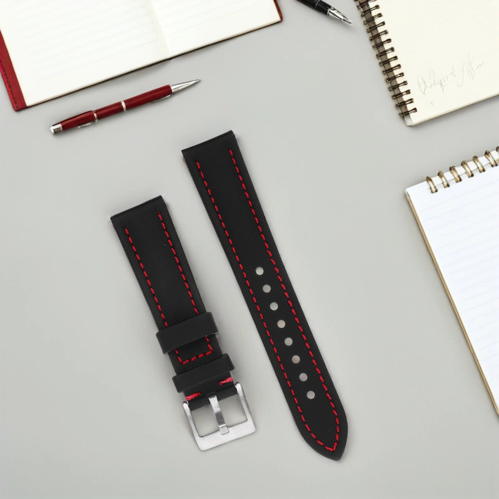 Pulseira de relógio de náilon de liberação rápida universal de 20mm para smartwatch ajustável leve tecido banda peças de reposição de duas peças