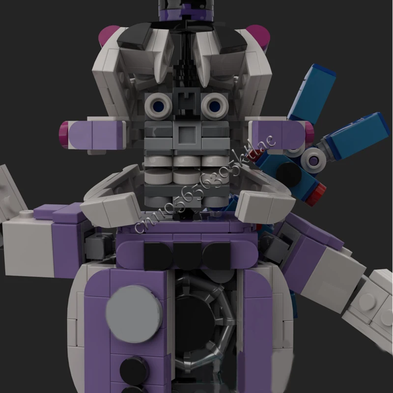 555 PCS Série de Personagens de Jogos Populares Merry Showtime Golem MOC Personalizável Bloco de Construção Modular DIY Brinquedo para Meninos Presente de Natal