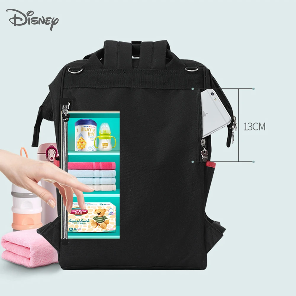 Disney Diaper Bag Multi-function Large Capacity Mummy Changing Bag Waterproof Mommy Backpack Travel Nappy Backpack Wet Bags