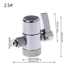 Water Filter Faucet Diverter for Valve Ro System 1/4