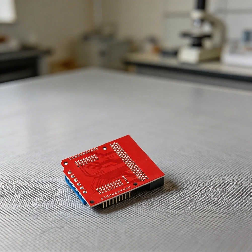 DC Motor Control Board Compatible with tiny:bit for Use in School Robotics Competitions and Electronics Curriculum Labs