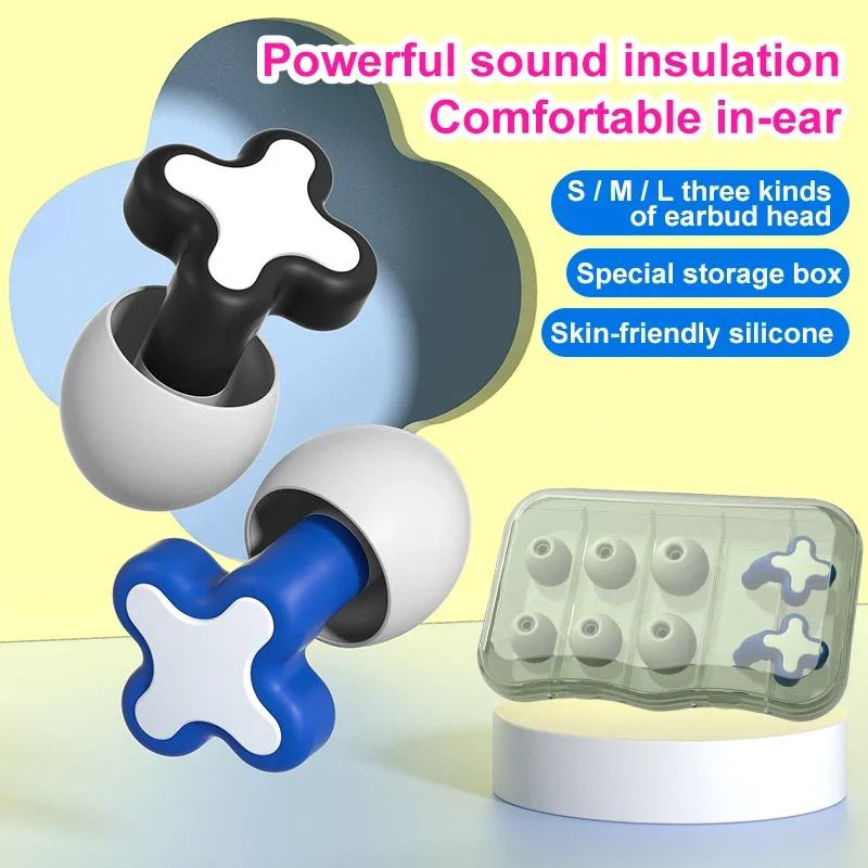 

Invisible Noise Cancelling Earplugs for Office, Study, Focus – Discreet & Reusable
