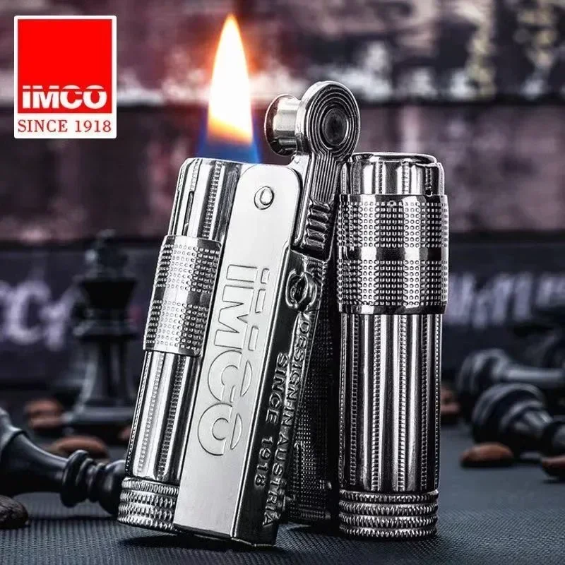 Austrian IMCO Aiku 6700 Metal Lighter Trench Nostalgic Retro Old-fashioned Windproof Kerosene Lighter Smoking Tool Men's Gift