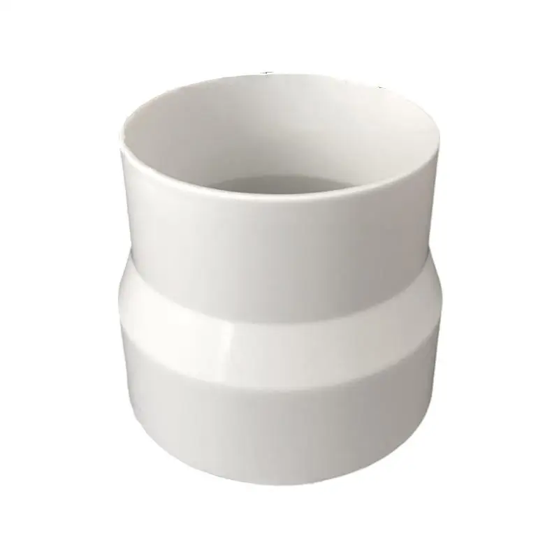 Plastic Pipe Adapter Exhaust Pipe Connector Kitchen Airflow Management 110mm To 100mm Compatibility Airflow Optimization