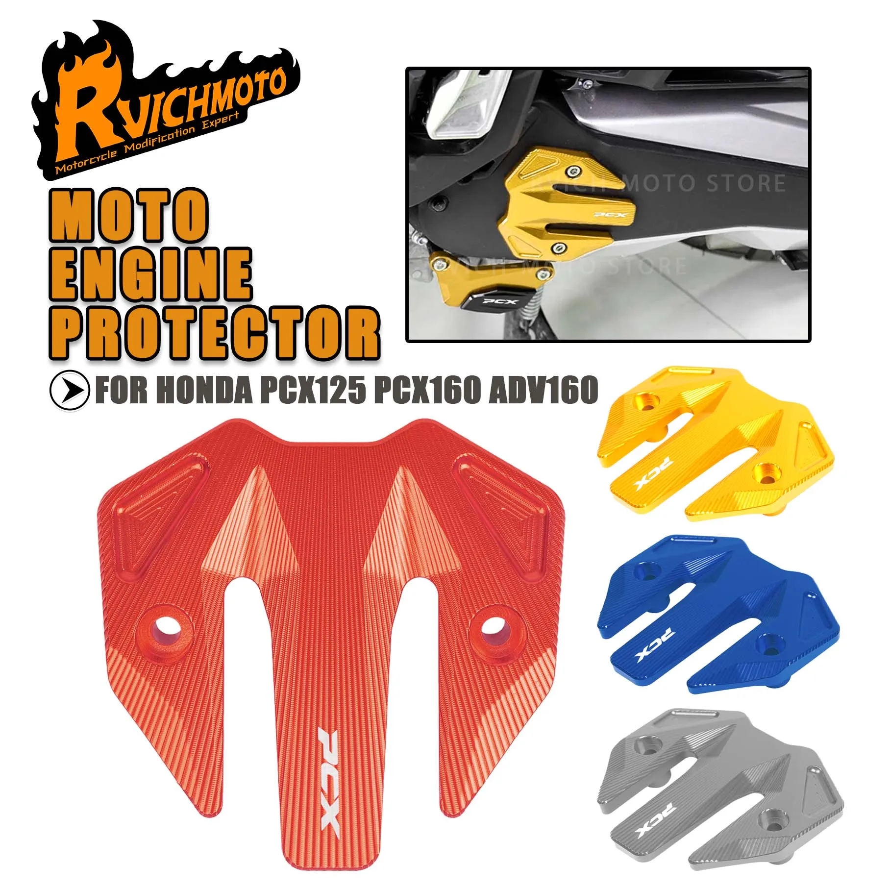 PCX 125 PCX 160 ADV Motorrad Motor Vorne Schutzhülle Kollision Prävention Für Honda ADV 160 PCX 125 PCX 160 2021-2024 ABS