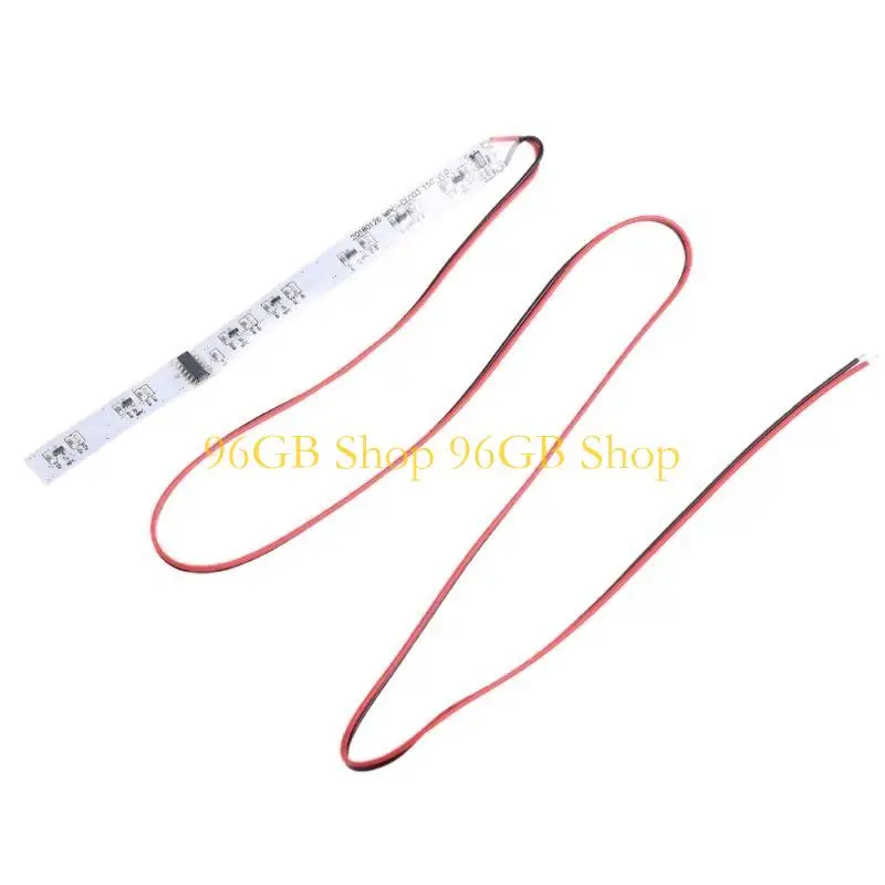 

96GB 2x Sequential LED Side Mirror Turn Light Warning Strip Tape Safety