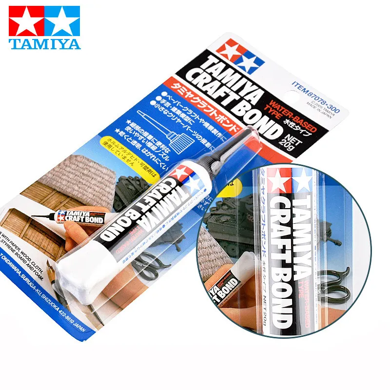 TAMIYM Scenario Glue Transparent Adhesive No damage Paint Surface 20g 87078 Model Tool