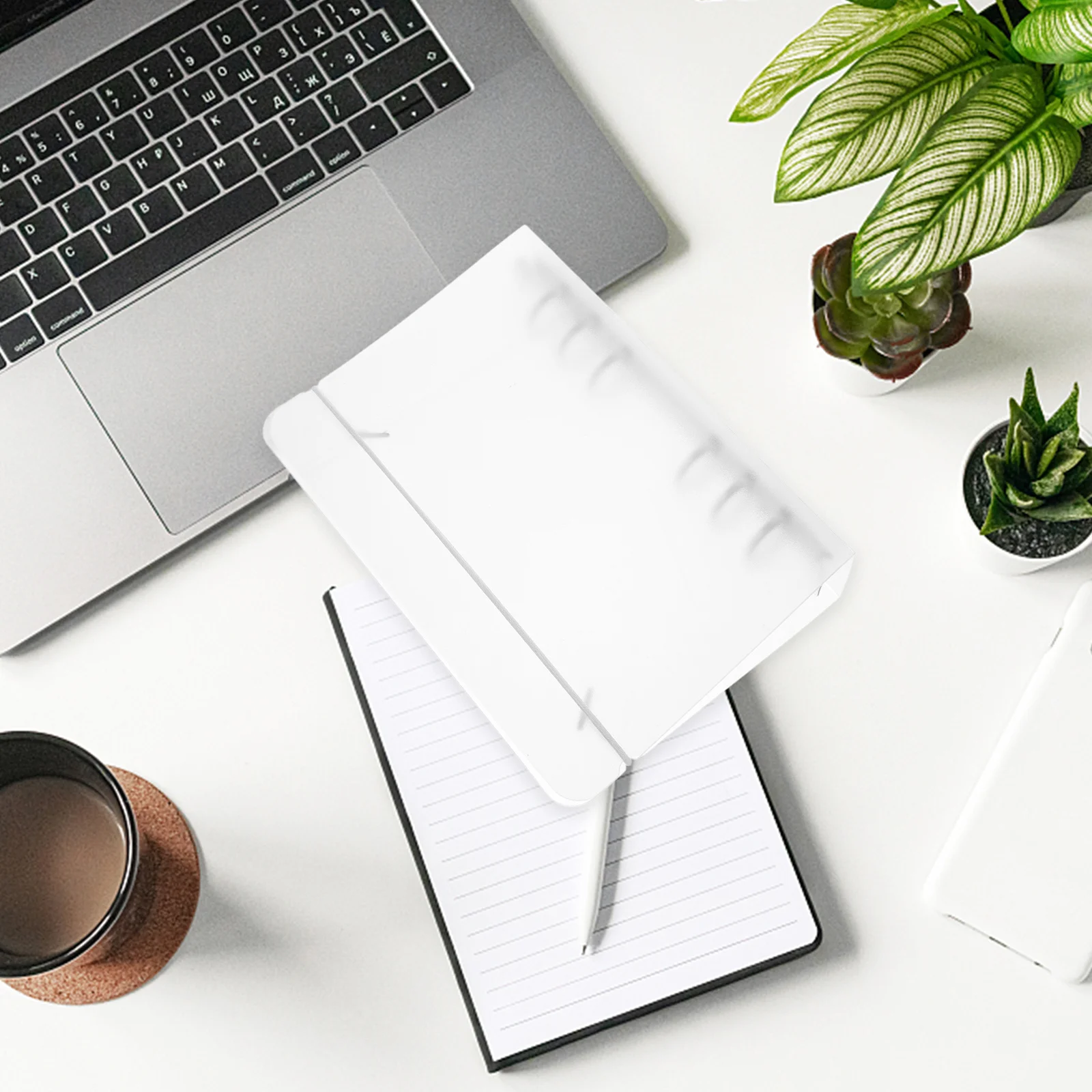 Pasta de arquivo transparente de plástico a6, organizador de anéis redondos para escritório, escola, folhas soltas, suporte de documentos, protetor de notebook