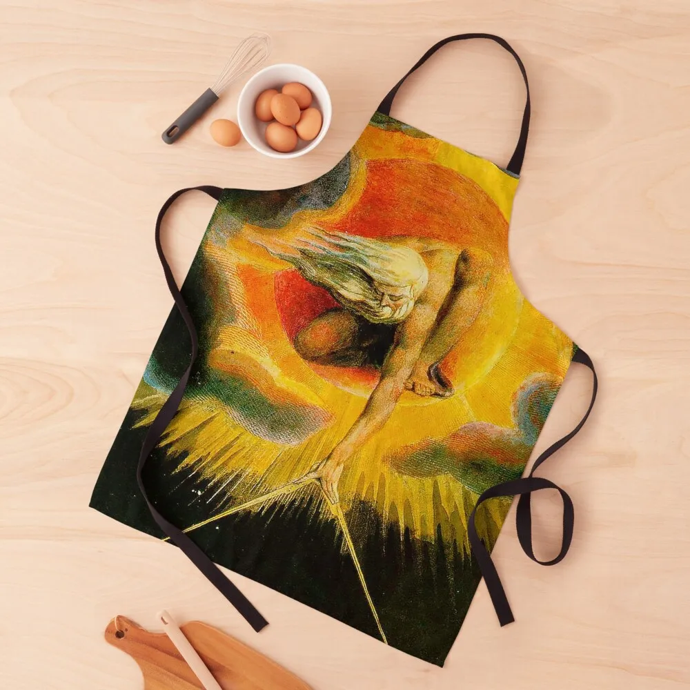 

The Ancient of Days by William Blake Apron kitchen gadgets nail tech supplies Professional Barber Teacher Apron