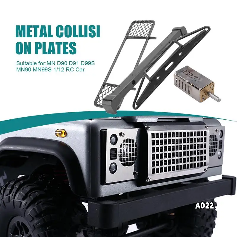 

DIY Metal Front Rear Bumper Protection Board Winch For MN D90 D91 D99 MN99S 1/12 RC Car Upgrade Spare Parts