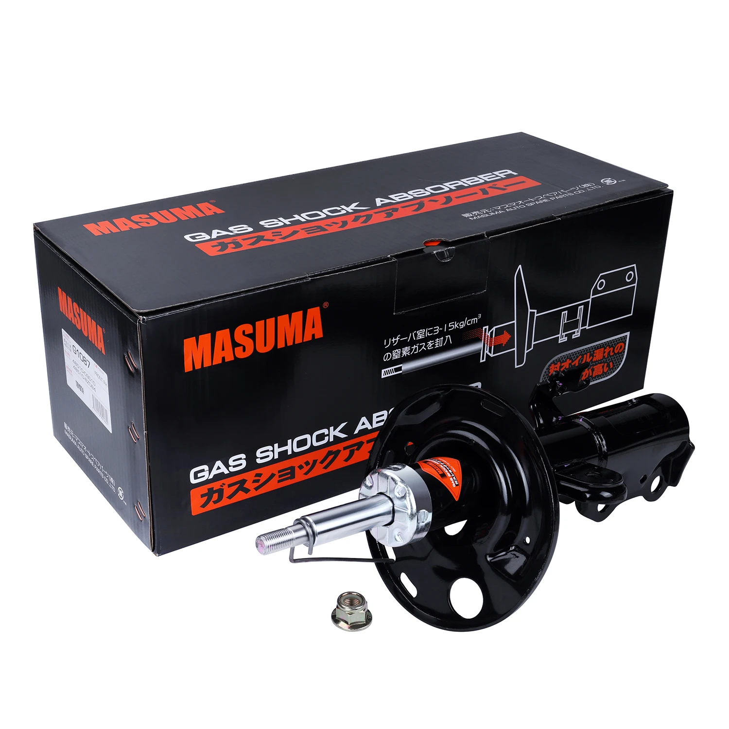 

G1087 MASUMA Manufacturers suspension parts shock absorbers for Toyota corolla amortiguador