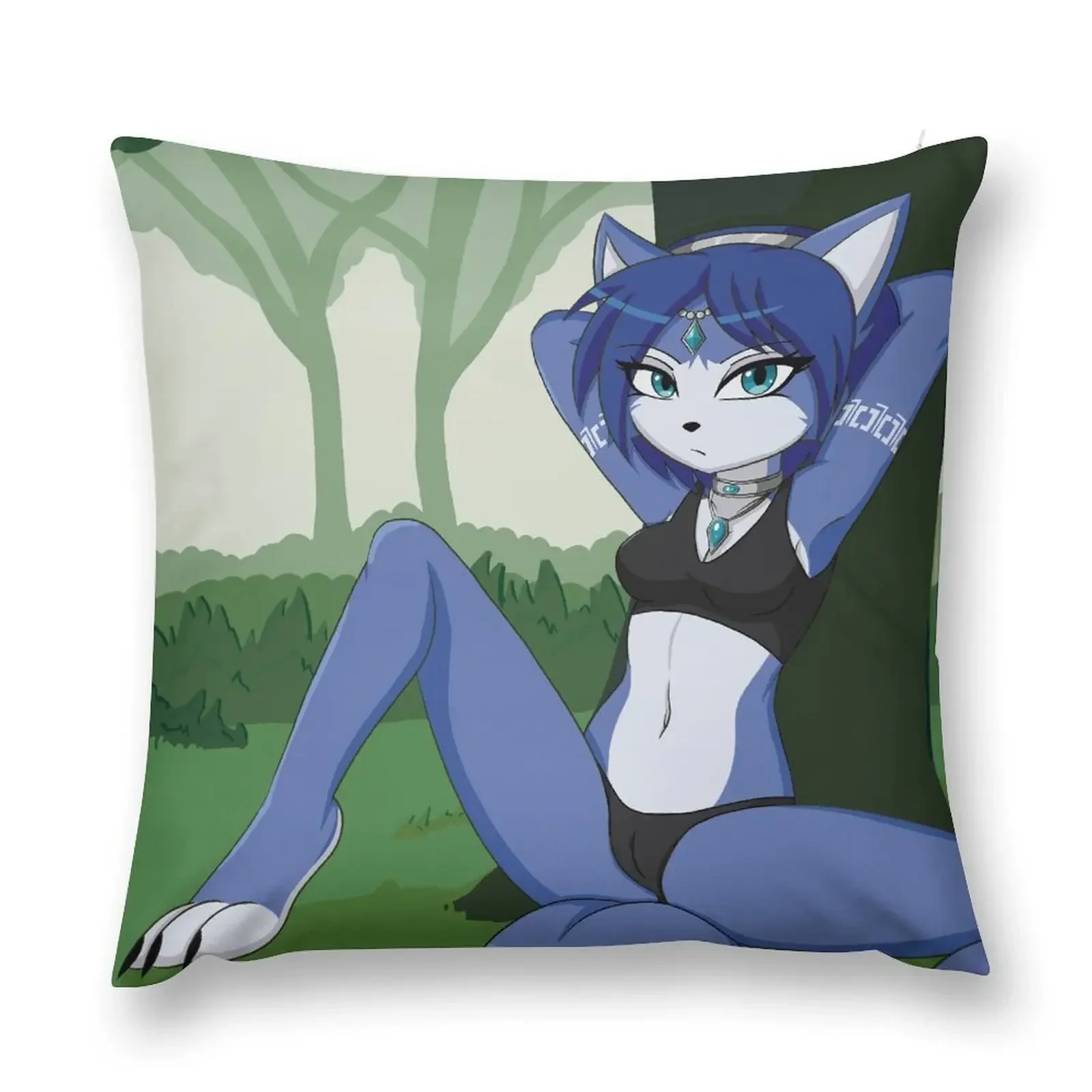 Krystal Space Vixen ver 2 Throw Pillow christmas pillowcases Sofa Cushion Decorative Pillow Covers For Sofa New year pillow