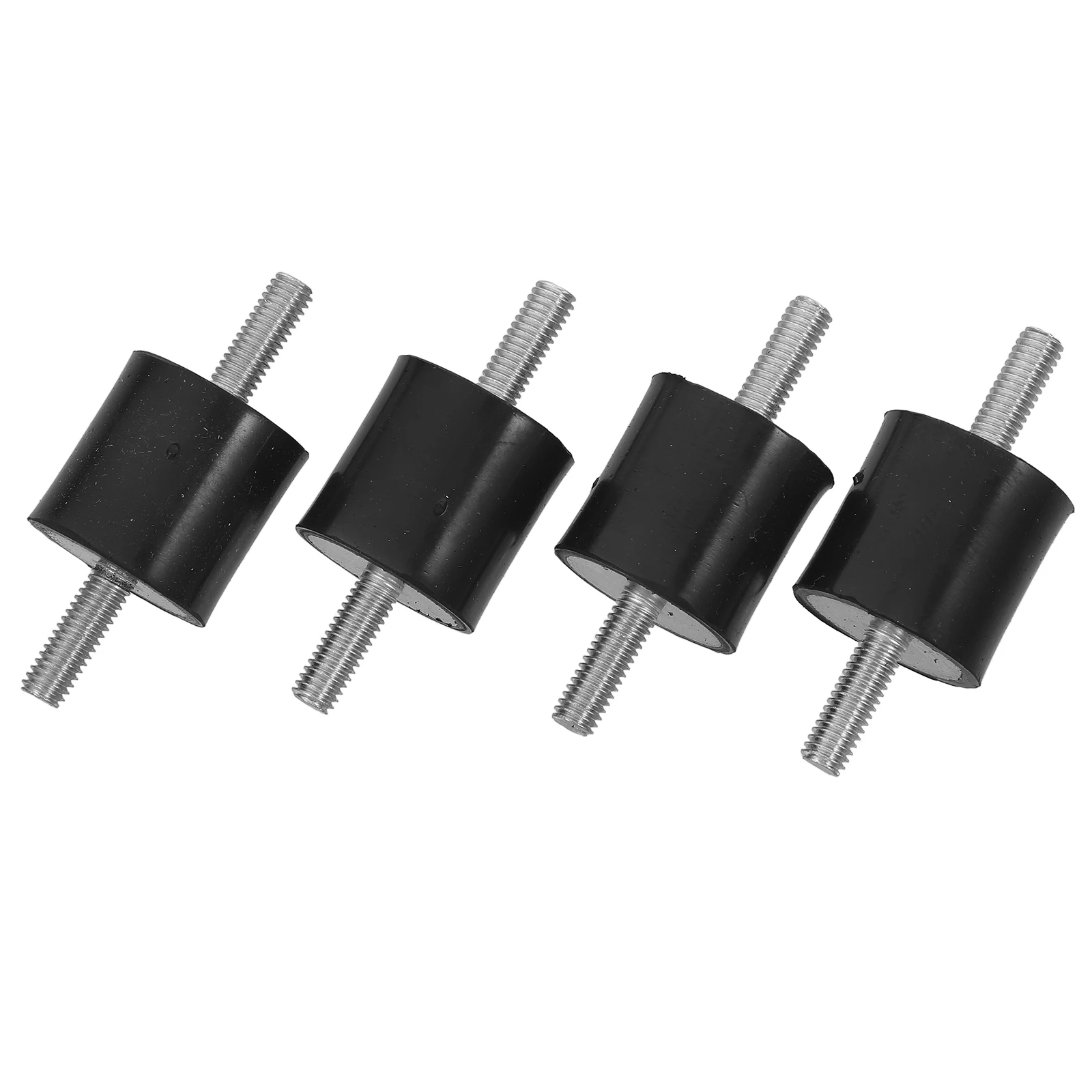 

4 Pcs Rubber Mounts Vibration Isolators 20x15mm Shock Absorbers M6x18mm Studs Fitness Equipment Bicycles Tools