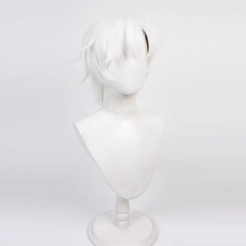 Calabi-Yau Letter cosplay wig white spiky teased roots Halloween gift