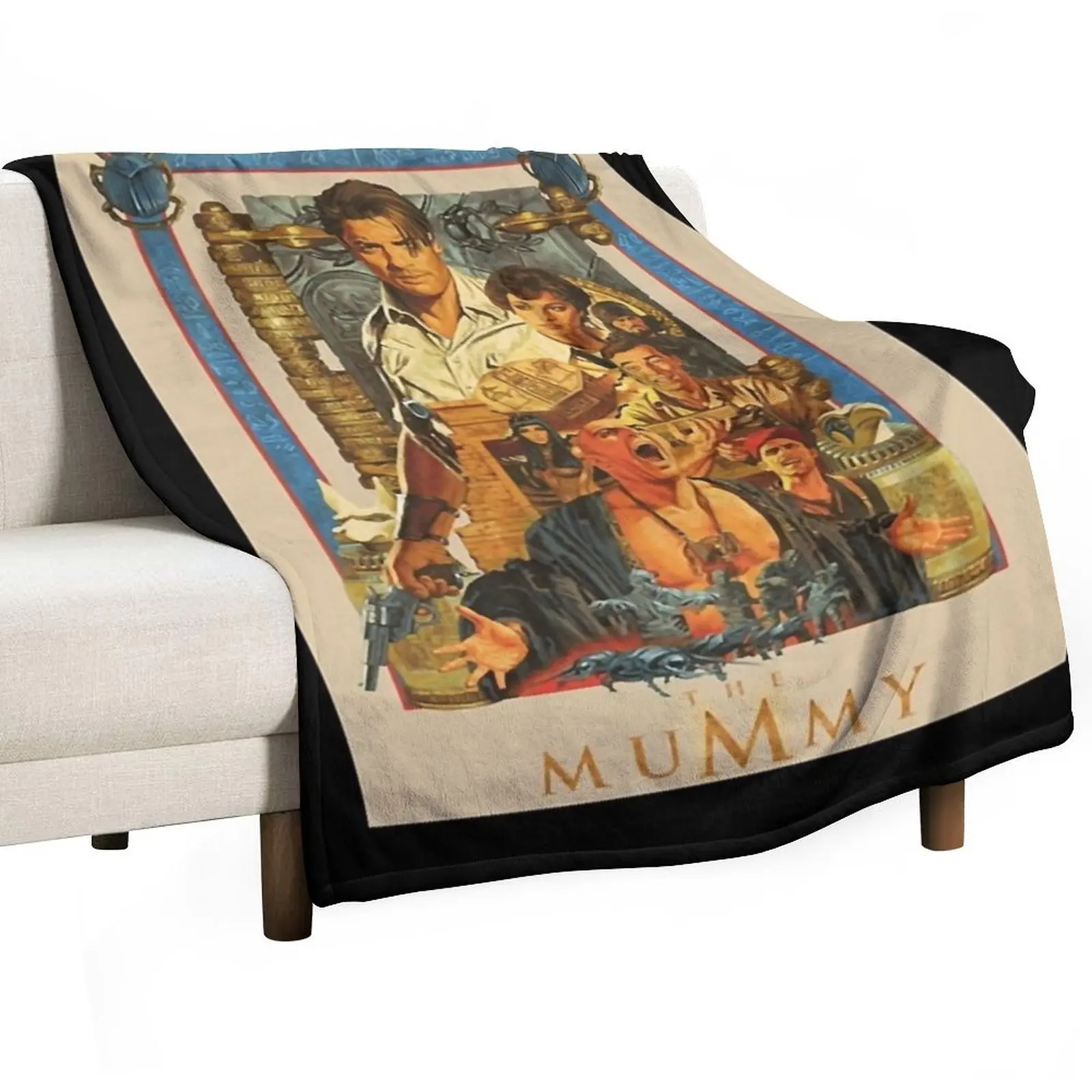 Brendan, Fraser the Mummy rick oconnell Throw Blanket Thins Soft Beds For Sofa Thin Blankets