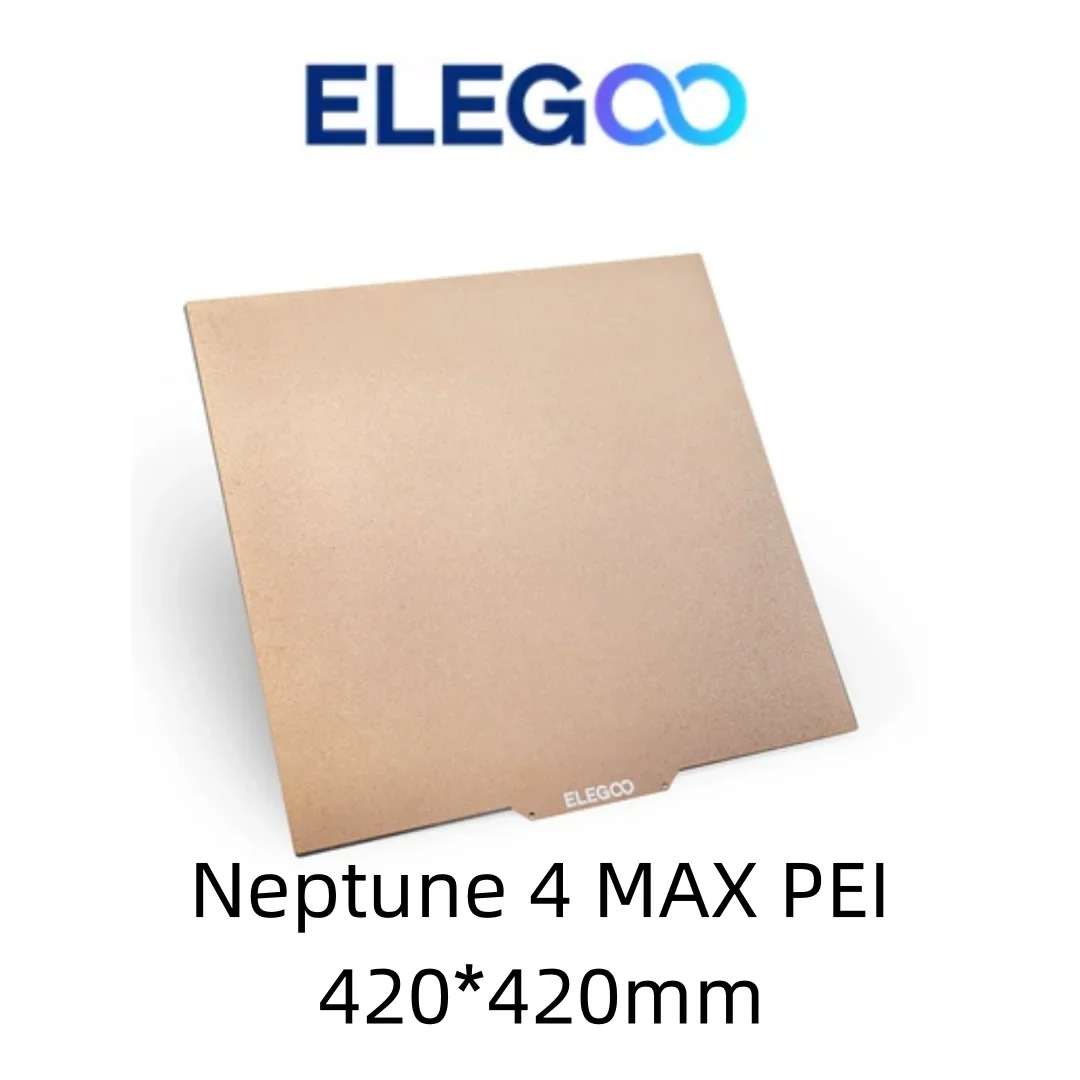 ELEGOO 3D Printer PEI Build Plate Kit(No stickers) for Neptune 4 4Pro 4Plus 4Max Hotbed platform Multi models official parts