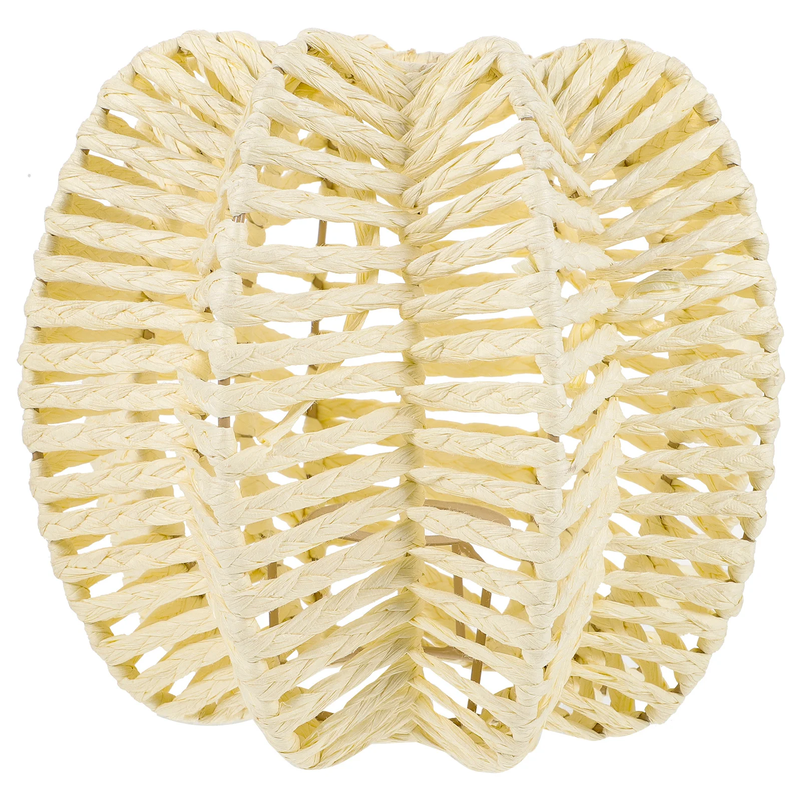 

Imitation Rattan Woven Retro Lampshade Pendant Lamp Shade Chandelier Light Cover Rustic Style Home Restaurant Decorative Lamp