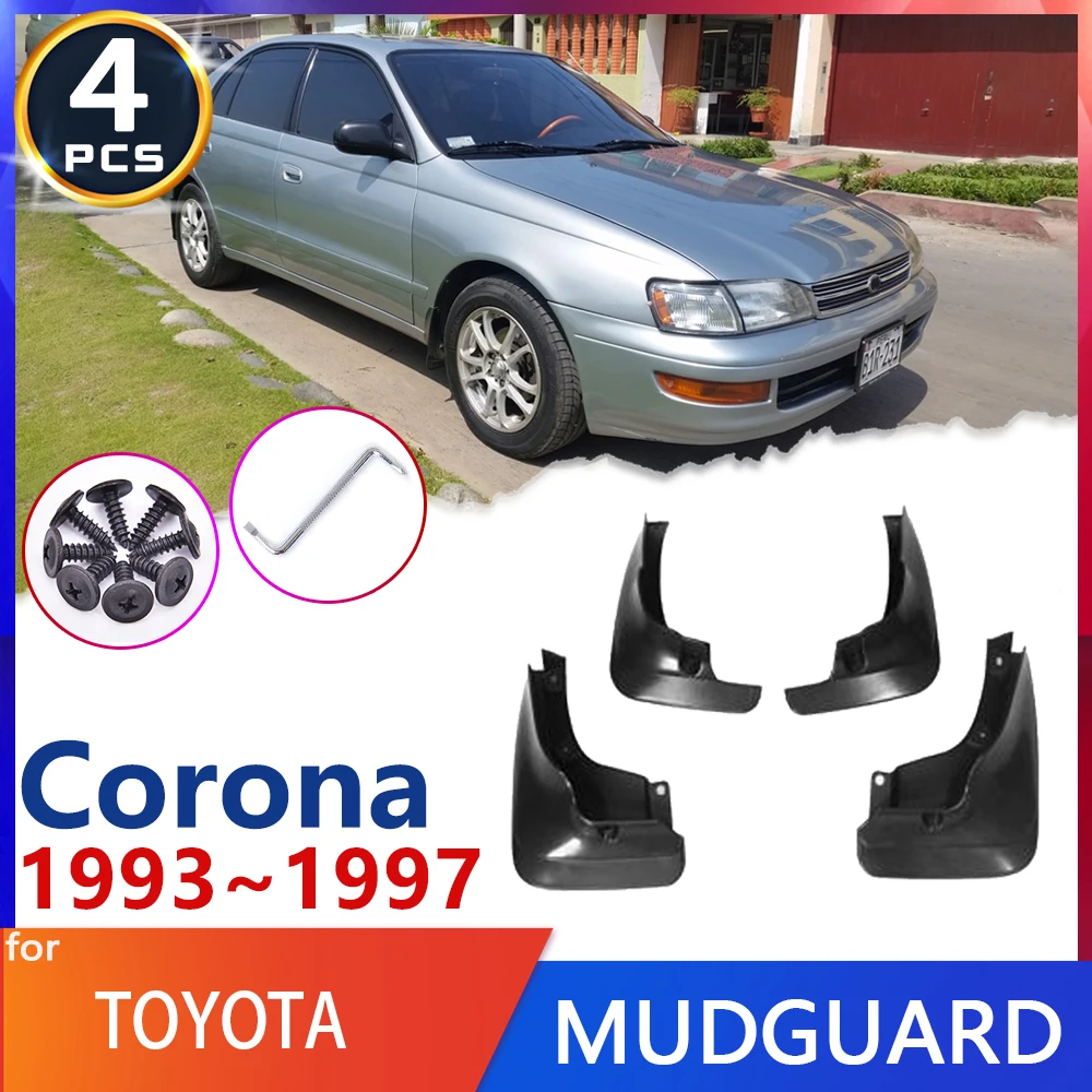 For Toyota Corona Carina E MK9 1993~1997 1994 1995 4-door sedan Car Fender Mud Flap Mudguards Mudflaps Splash Guards Goods Auto