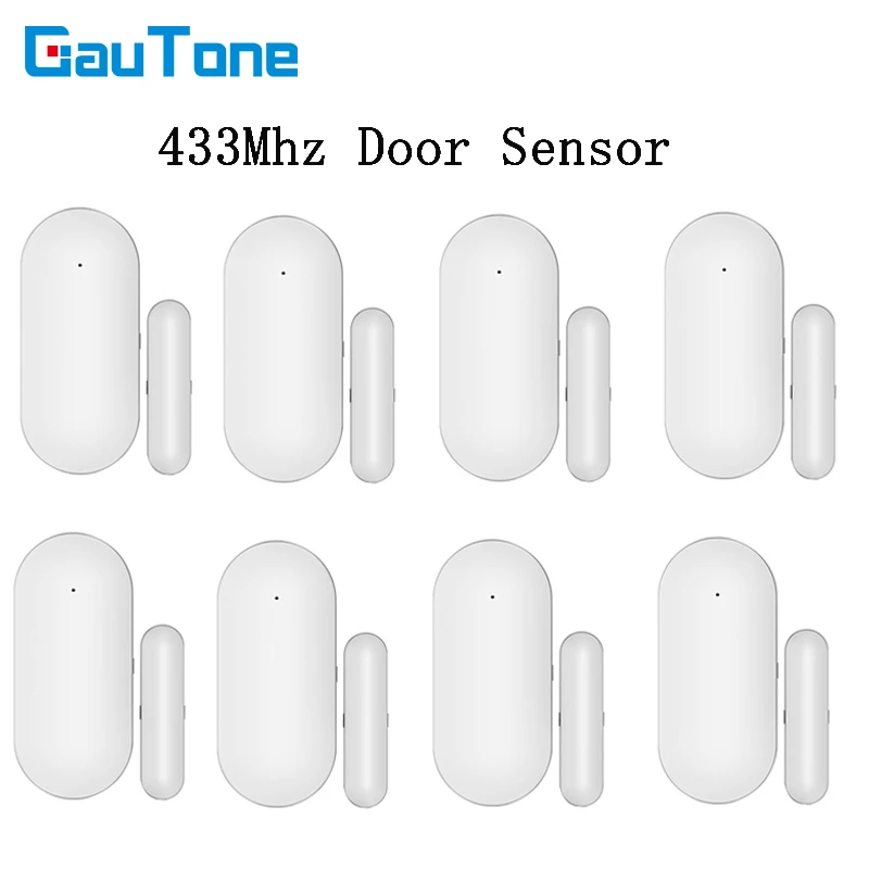 

GauTone PB68R Window Door Sensor for 433MHz Home Security Alarm System Detect Door Open / Close