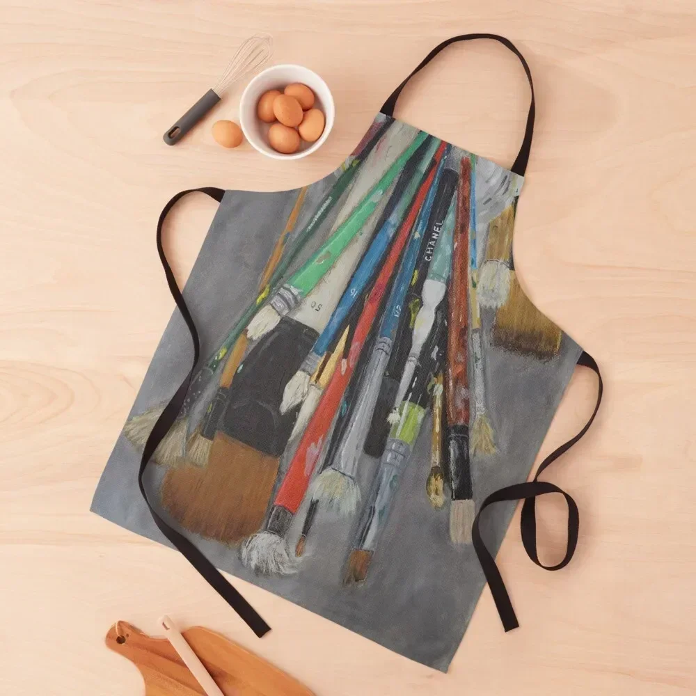 

Paint Brushes Apron Kitchens Woman beauty master Things For The Kitchen Kitchen Utensils Apron
