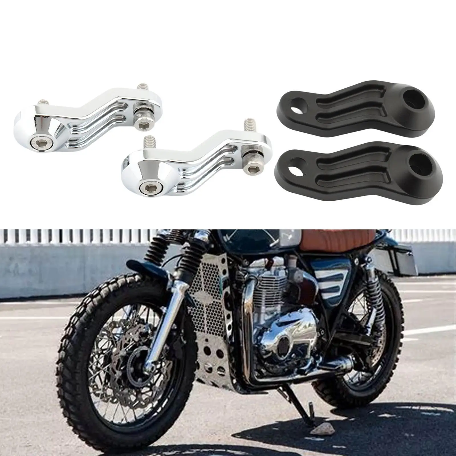 

Rear Turn Signal Bracket Aluminum Alloy Mounting Accessory Upgrade Kit for Triumph Bonneville T