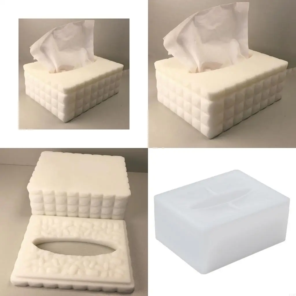 

Box Resin Molds,Jewelry Storage Box Mold Silicone Tissue Box Mold for DIY Napkin Container Home Decor