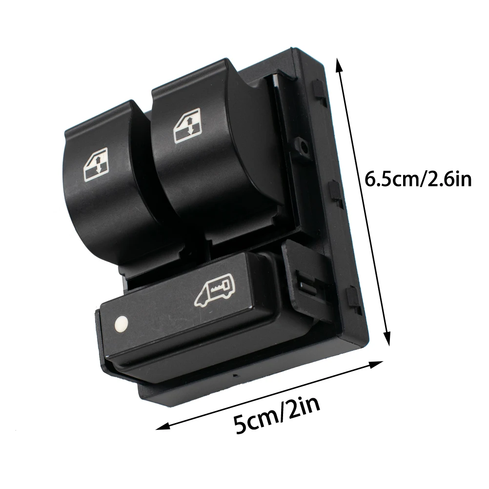 Electric Window Triple Button Push Control Switch For Fiat Ducato Doblo Citroen Relay Jumper Peugeot Boxer 735421419 735487419