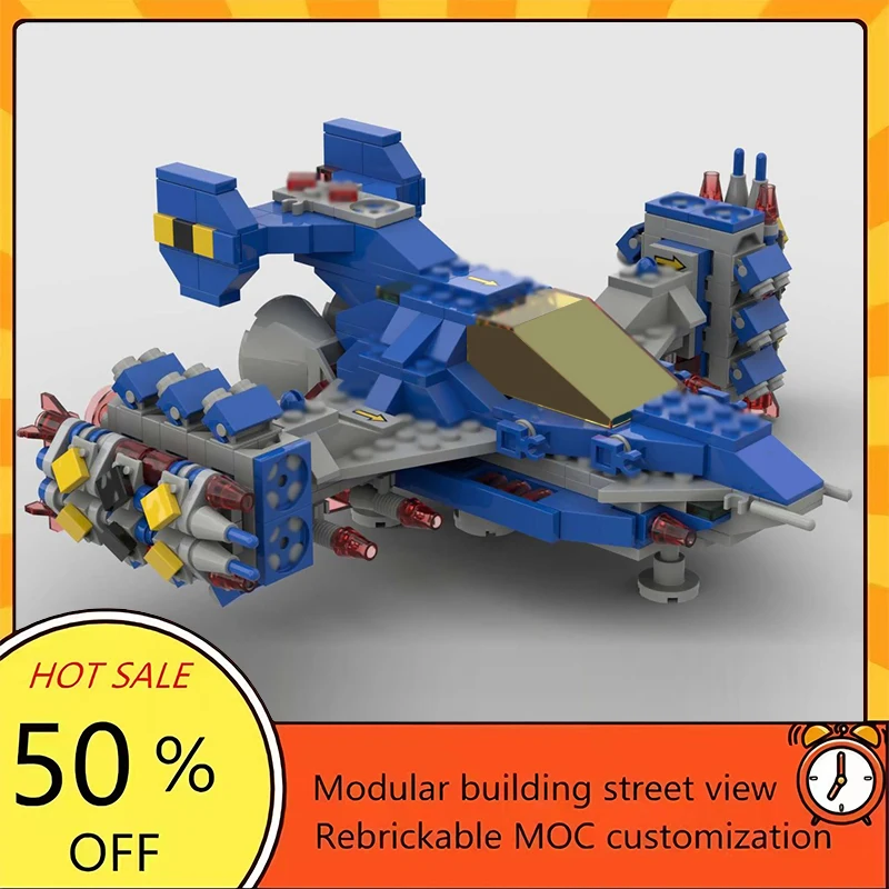 

Набор для сборки космического корабля из 551 детали: популярная модель по мотивам фильмов о космических войнах, модульный конструктор, технологичный подарок, праздничный набор для детей