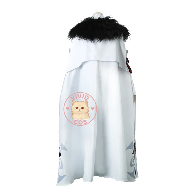 Genshin Impact Harbinger Cosplay Costume Anime Arlecchino jeu de rôle tenue cape uniforme perruque mâle bande dessinée Con Halloween fête ensemble