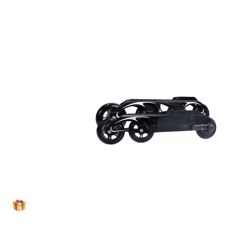 2026  Direct Factory Export for Adults Electric Single Row Inline Skates Remote Control Flashing Plastic Material