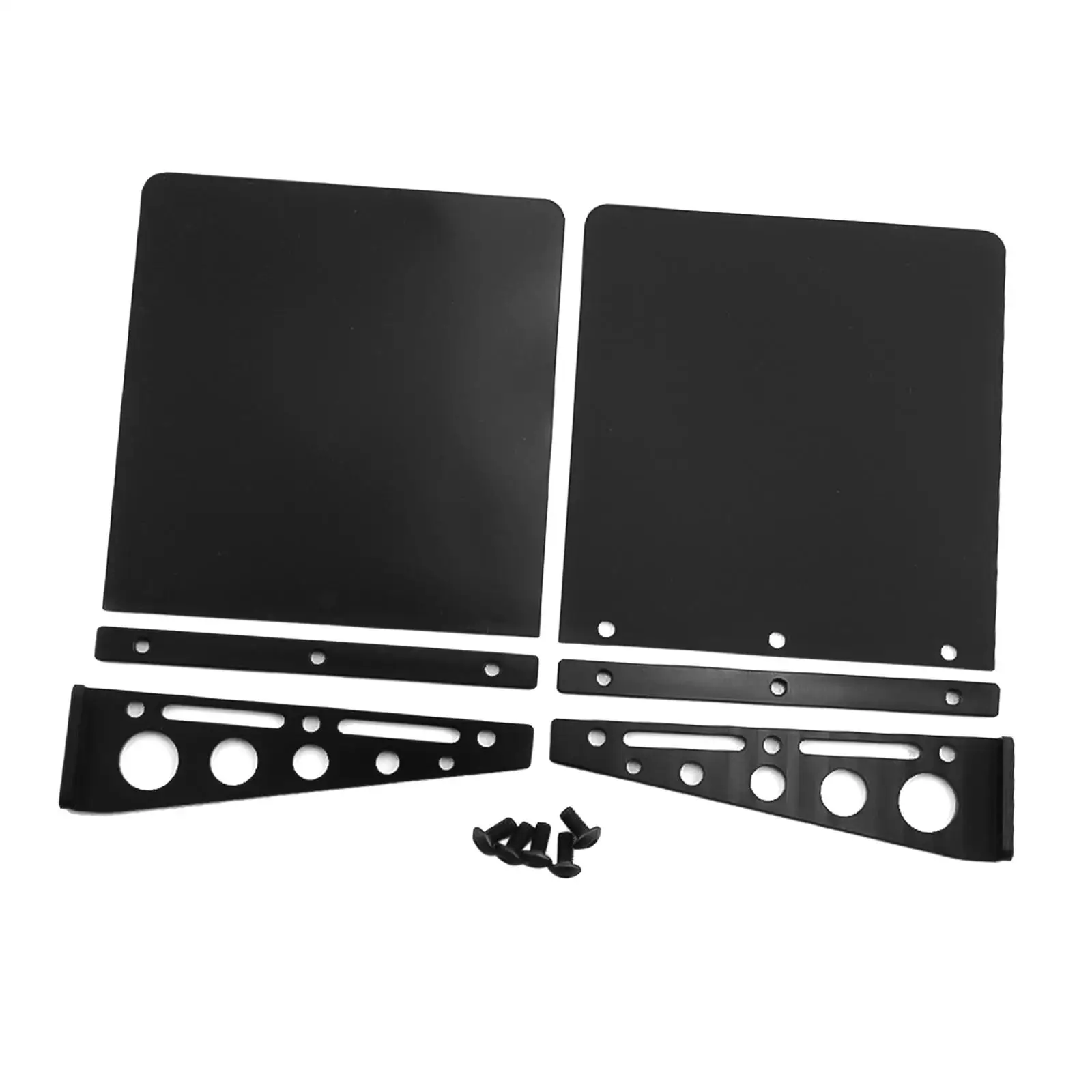 2 Pieces Truck Model Mud Flaps Truck Splashing Guards for 1/14 Model Vehicles