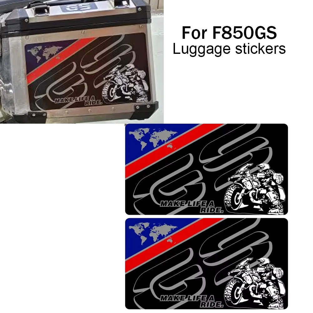 

For BMW F850GS F 850 GS GSA 2019 2020 2020 2021 Trunk Panniers Luggage Aluminium Top Cases stickers protection