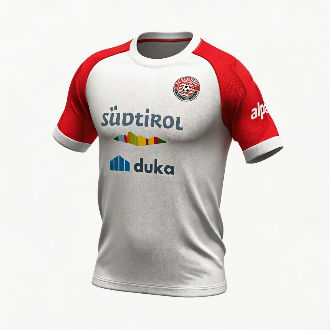 25-26 FC SudTirol home football jersey match training Kit Summer Sports Men's T-Shirt Children's Clothing Tee Y2k Woman ﻿